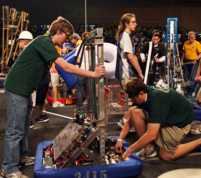 Students compete at the annual robotics competition in Utah