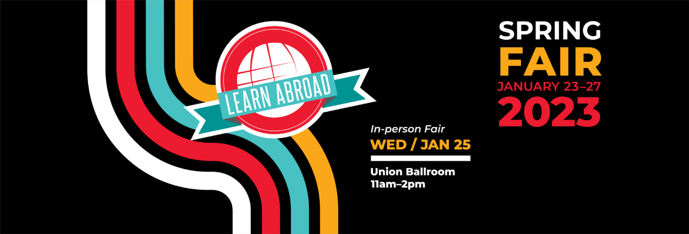 Spring Fair January 23-27, 2023: In-person Fair on January 25th in the Union Ballroom 11am to 2pm