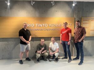 Heat Sink Competition Winners pose in Rio Tinto