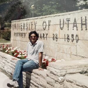 Omid Saadati on the U's campus in the early '00s