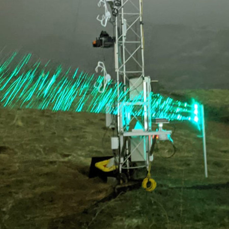 University of Utah researchers test instrumentation called Differential Emissivity Imaging Disdrometer, or DEID, which measures hydrometeor mass, size and density of snowflakes, at Red Butte Canyon. This equipment is used in groundbreaking snowflake research Utah’s mountains.