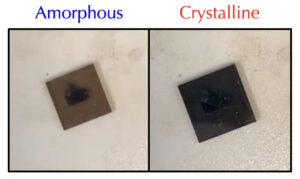Wafers of PCM-CNT heterostructure
